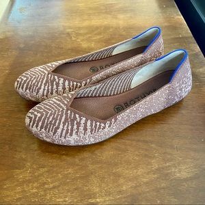 Rothy’s Desert Metallic Flats